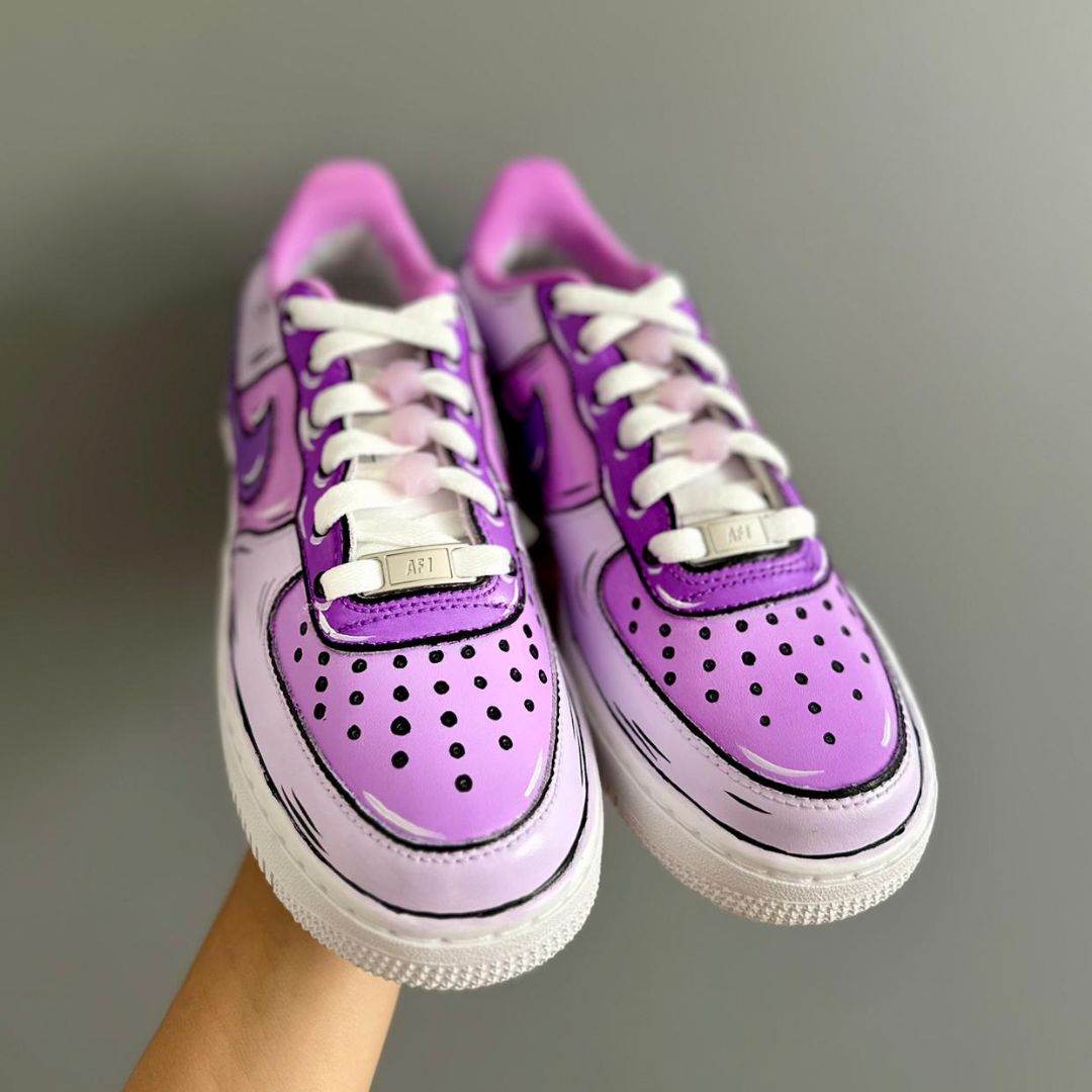 Scarpe Originali Nike Air Force 1 con Disegno Personalizzato