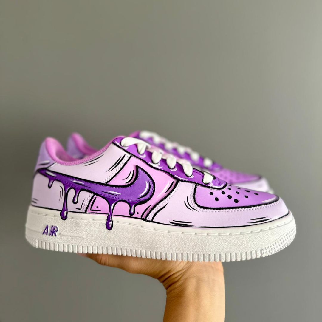 Scarpe Originali Nike Air Force 1 con Disegno Personalizzato