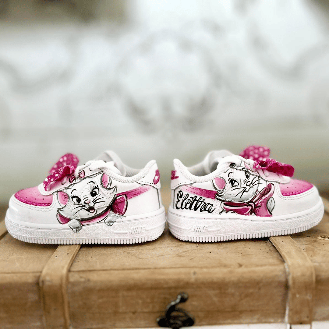 Scarpe Originali Nike Air Force 1 con Disegno Personalizzato