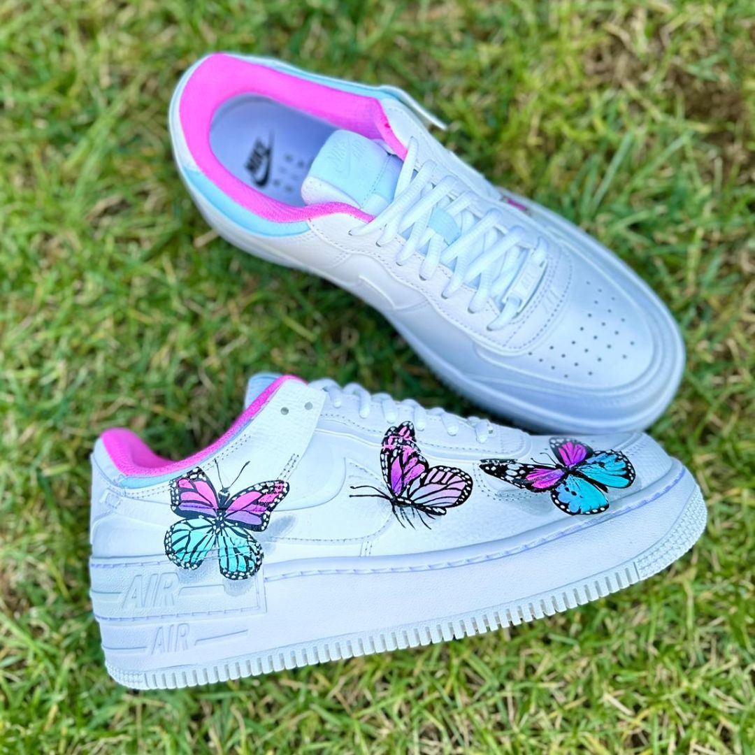 Scarpe Originali Nike Air Force 1 con Disegno Personalizzato