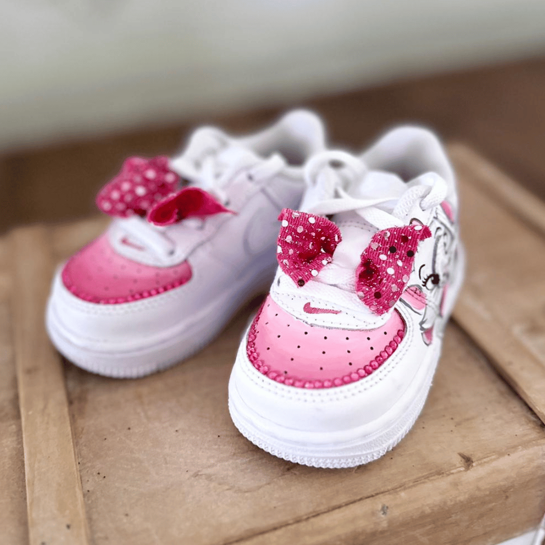 Scarpe Originali Nike Air Force 1 con Disegno Personalizzato