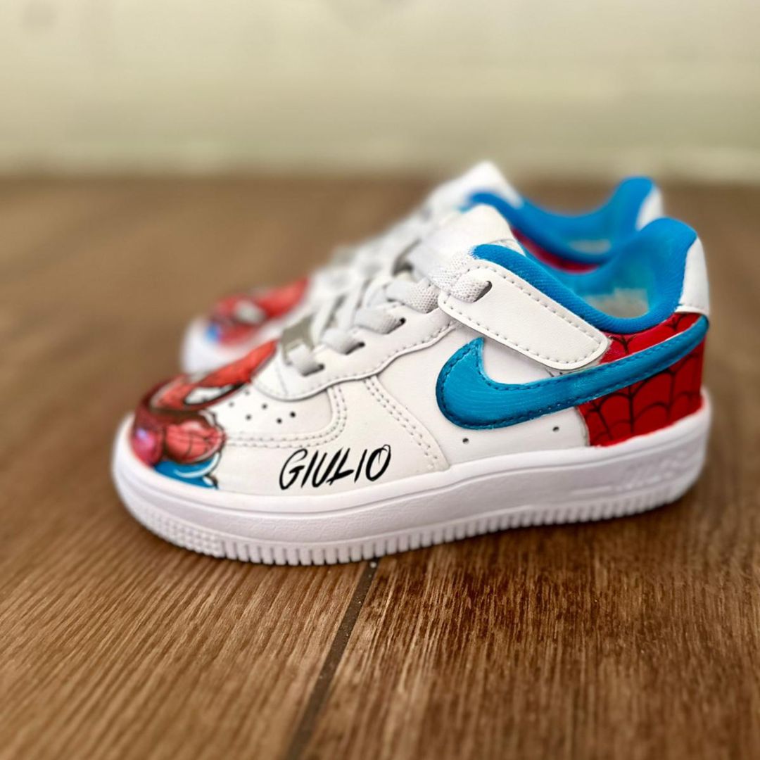 Scarpe Originali Nike Air Force 1 con Disegno Personalizzato