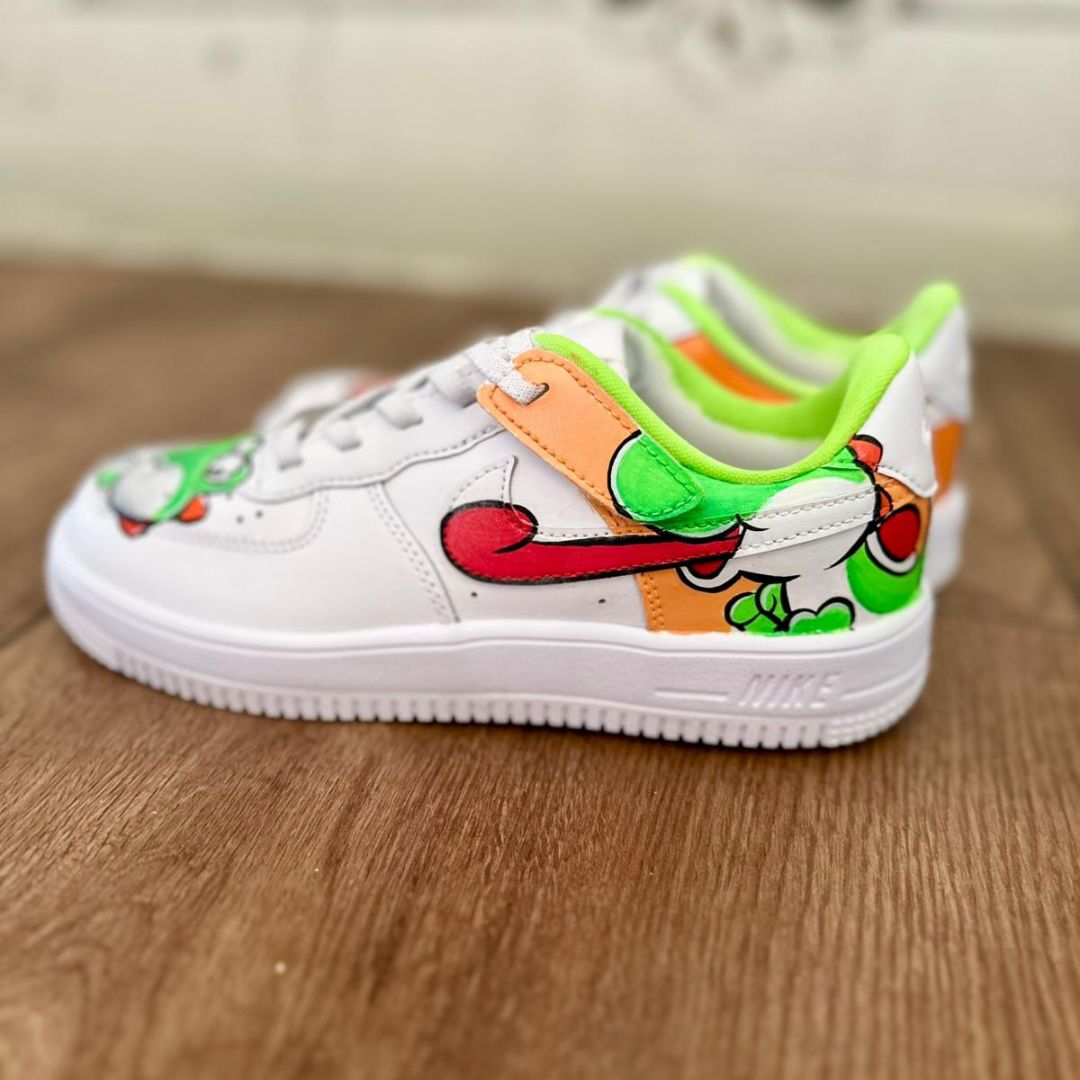 Scarpe Originali Nike Air Force 1 con Disegno Personalizzato