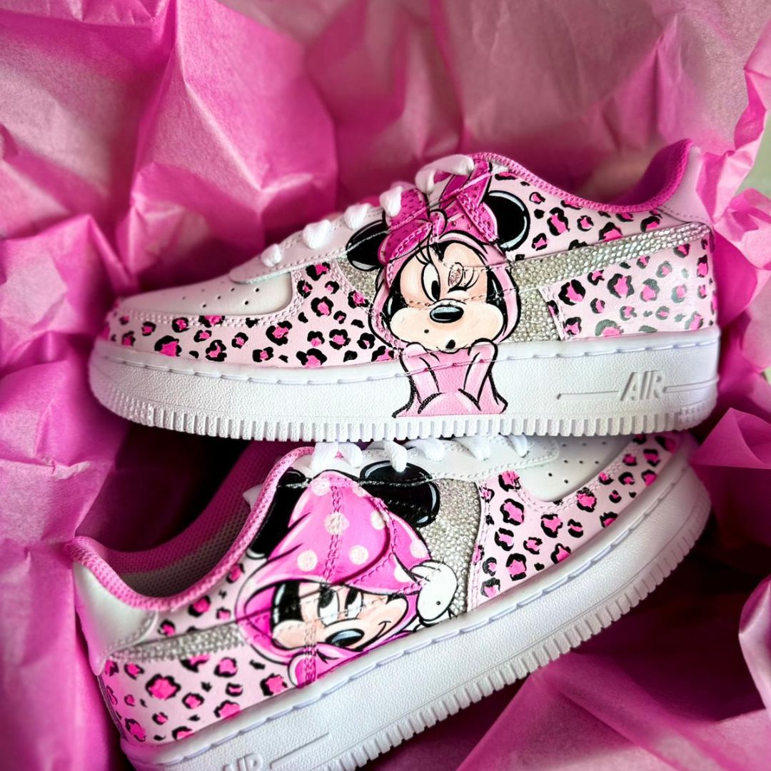 Scarpe Originali Nike Air Force 1 con Disegno Personalizzato