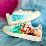 Scarpe Originali Adidas Stan Smith con lacci con Disegno Personalizzato