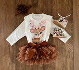 Gonna Neonata con coulotte a balze di tulle