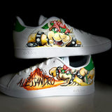 Scarpe Originali Adidas Stan Smith con lacci con Disegno Personalizzato