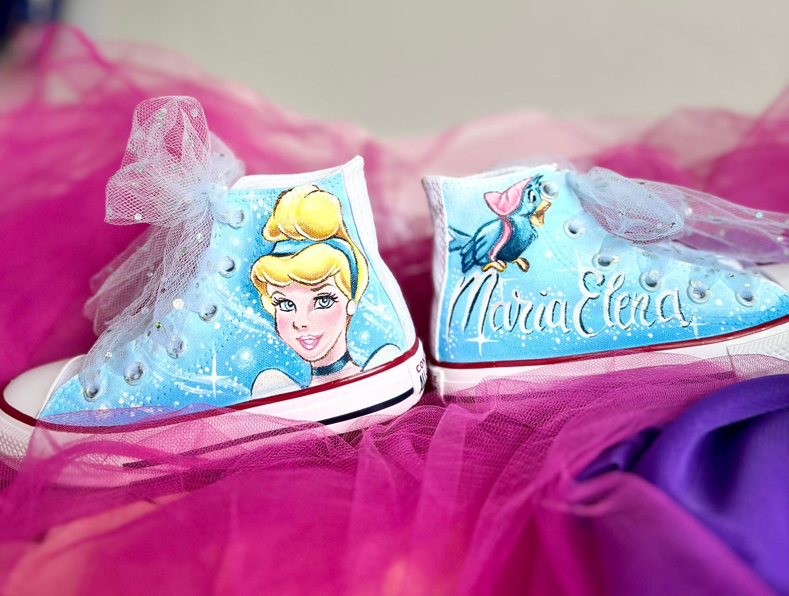 Scarpe Originali Converse All Star con Disegno Personalizzato