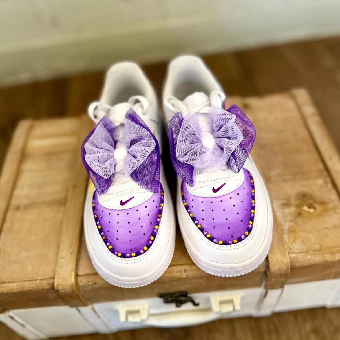 Scarpe Originali Nike Air Force 1 con Disegno Personalizzato