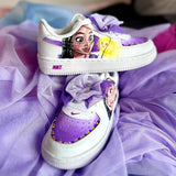 Scarpe Originali Nike Air Force 1 con Disegno Personalizzato