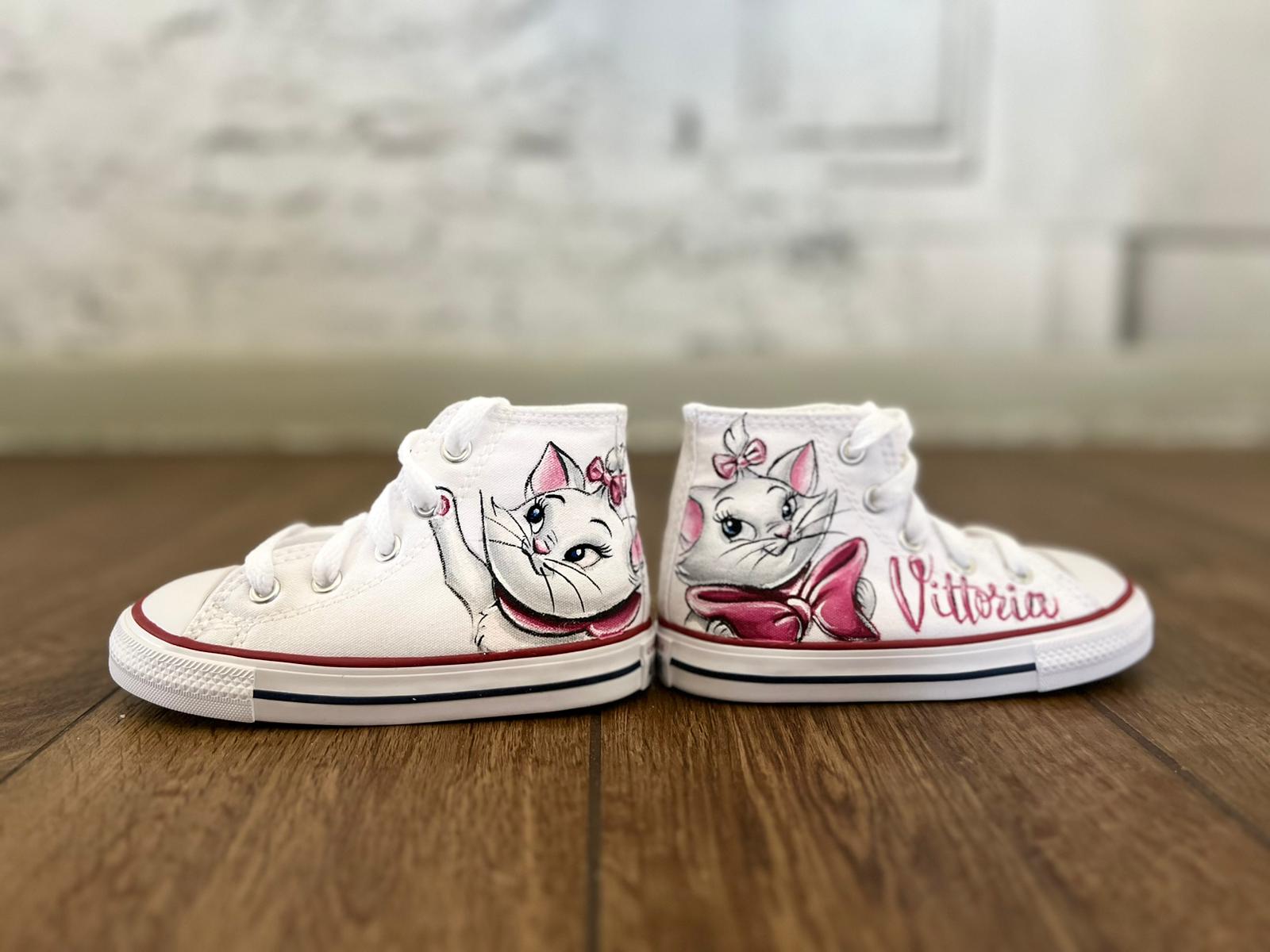 Scarpe Originali Converse All Star con Disegno Personalizzato