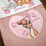 Copertina da Culla in Maglia di Cotone - Personalizzabile