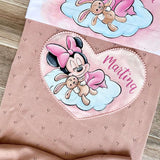 Copertina da Culla in Maglia di Cotone - Personalizzabile