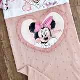 Copertina da Culla in Maglia di Cotone - Personalizzabile