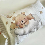 Cuscino da culla dipinto a mano - personalizzabile