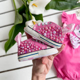 Scarpe da Culla "gioiello" - decorate a mano