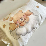 Cuscino da culla dipinto a mano - personalizzabile