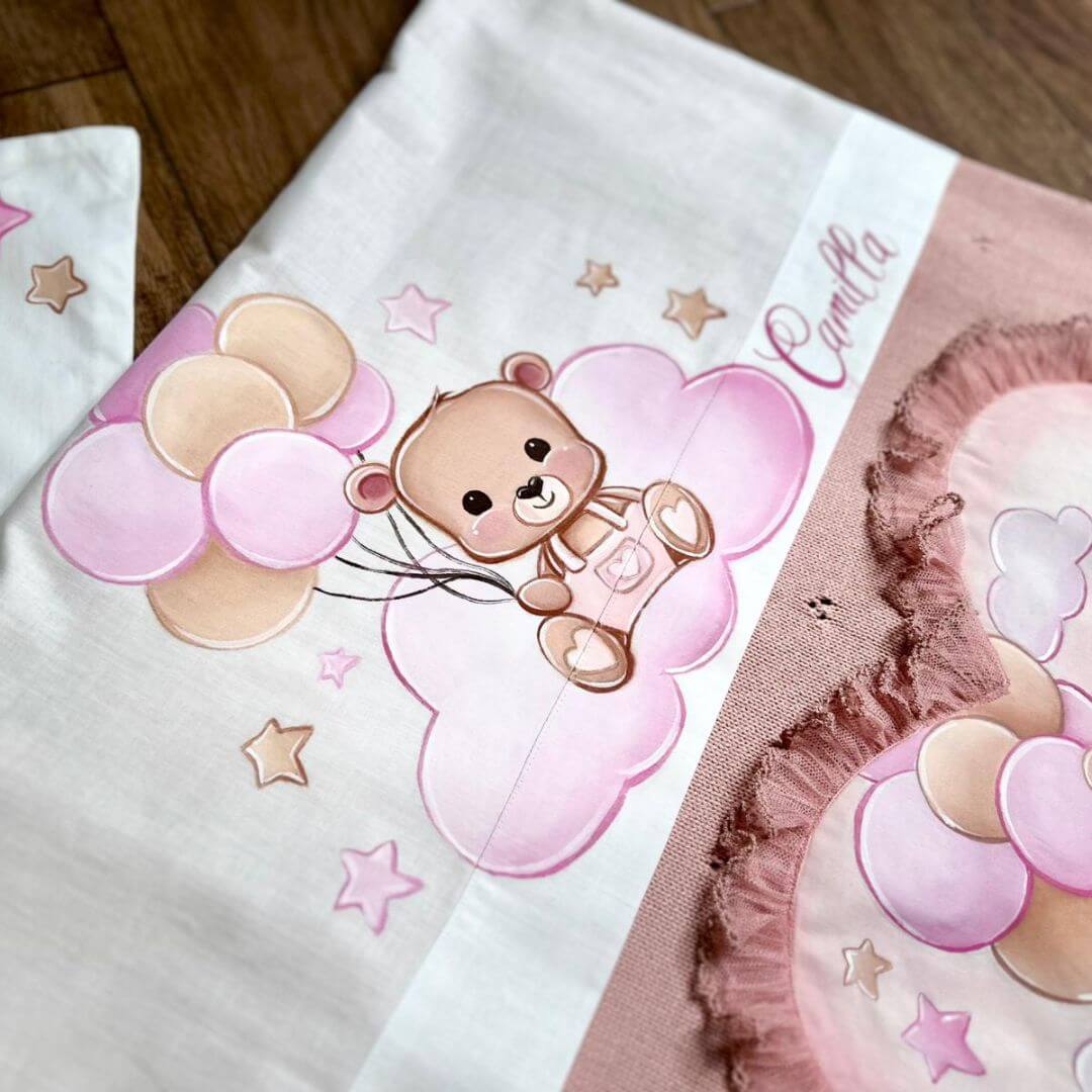 Dipinte Scarpine Neonato Da Dipingere Lenzuola Da Culla