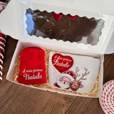 Box Natale Neonato personalizzabile - "babbo natale" SMALL