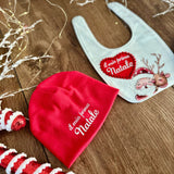 Box Natale Neonato personalizzabile - "babbo natale" SMALL