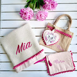 Borsa Mare "Piccola" con charm - decorata a mano