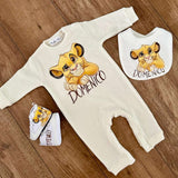 Set Neonato (tutina + scarpine + bavaglio)