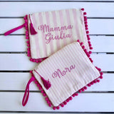 Coppia Pochette Personalizzate "Mamma&Bimba"