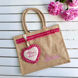 Borsa Mare "Grande" con charm - decorata a mano