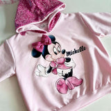 Felpa con zip e cappuccio e Disegno Personalizzato