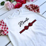 T-shirt Fiocco - Fatta a mano con Nome