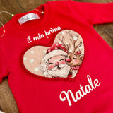 Tutina Neonato Babbo Natale e renna