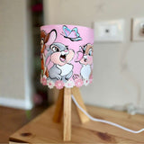 Lampada da cameretta dipinta a mano - personalizzabile