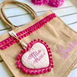 Borsa Mare "Grande" con charm - decorata a mano