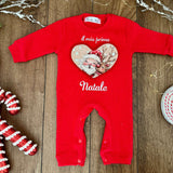 Tutina Neonato Babbo Natale e renna