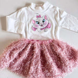 Body Minou +Gonna 18 mesi - dipinto a mano