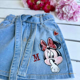 Gonna in jeans Dipinta a mano
