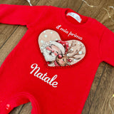 Tutina Neonato Babbo Natale e renna