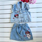 Gilet in jeans - Dipinto a mano e personalizzabile