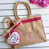 Borsa Mare "Grande" con charm - decorata a mano