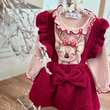 Set Neonata Pagliaccetto natalizio