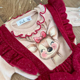 Set Neonata Pagliaccetto natalizio