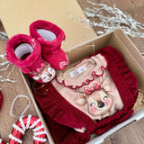 Set Neonata Pagliaccetto natalizio