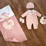 Corredino Neonato ciniglia