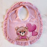 Bavaglio Orsetto rosa - personalizzabile