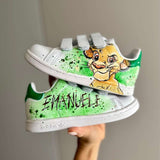 Scarpe Originali Adidas Stan Smith con strappi con Disegno Personalizzato