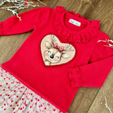 Completo bimba renna - fatto a mano