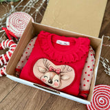 Completo bimba renna - fatto a mano