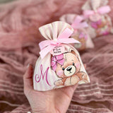 Bomboniera "sacchetto" personalizzata - dipinta a mano