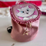 Zainetto in eco-pelle dipinto a mano - personalizzabile