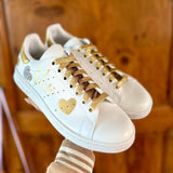 Scarpe Originali Adidas Stan Smith con lacci con Disegno Personalizzato